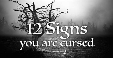 The supernatural signs that indicate a curse is at work